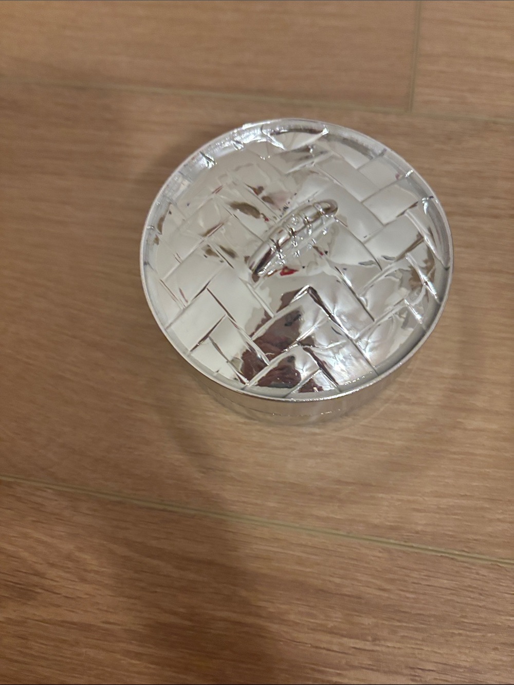 Silver squishy dumpling